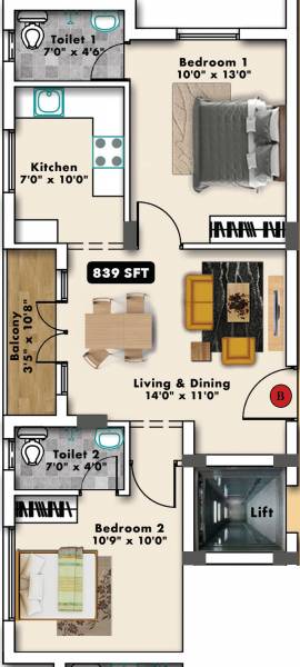  pooram Floor Plan Floor Plan
