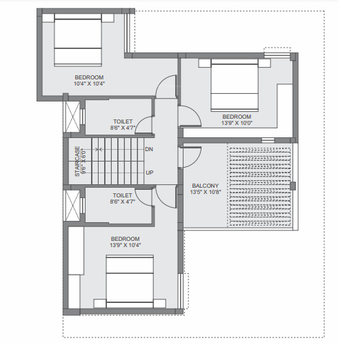 First Floor Plan aurum villas Floor Plan First Floor Plan