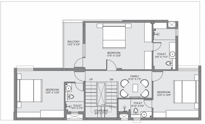 First Floor Plan aurum villas Floor Plan First Floor Plan