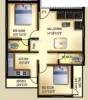 GK Silver Spring (2BHK+2T (900 sq ft) 900 sq ft)