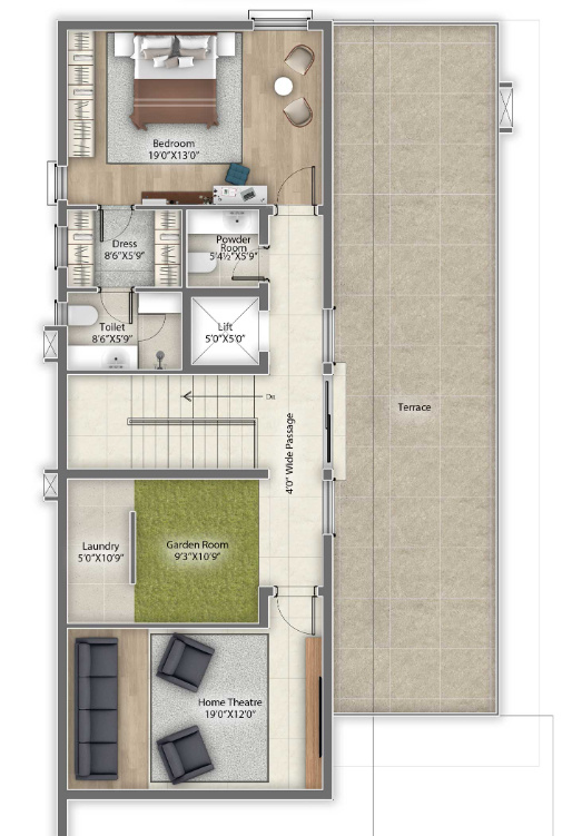  meadows Floor Plan Second Floor Plan