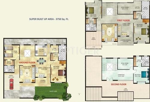 Amrit Pebble Bay Phase II (5BHK+5T (3,750 sq ft) + Study Room 3750 sq ft) Amrit Pebble Bay Phase II (5BHK+5T (3,750 sq ft) + Study Room 3750 sq ft)