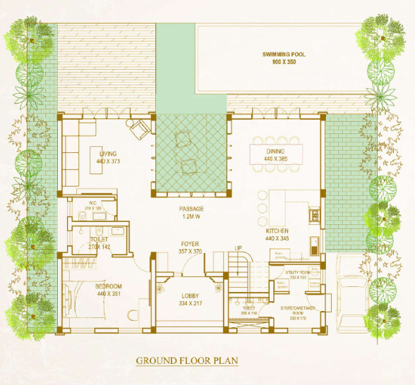  evora Floor Plan Ground Floor Plan
