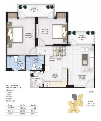  greens-ii-tower-a1-to-a6-b1-to-b7 Floor Plan Floor Plan
