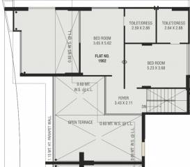 Upper Level Penthouse Plan  the-sparkle Floor Plan Upper Level Penthouse Plan