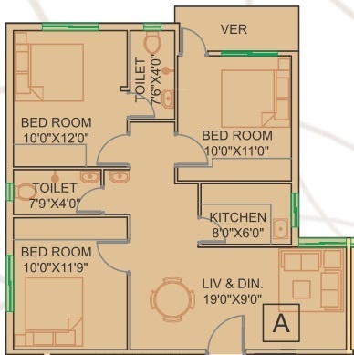 Floor Plan meena aurum phase 3 Floor Plan Floor Plan