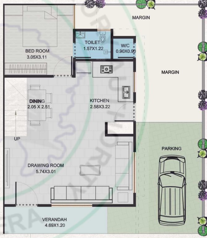  rose valley Floor Plan Ground Floor Plan