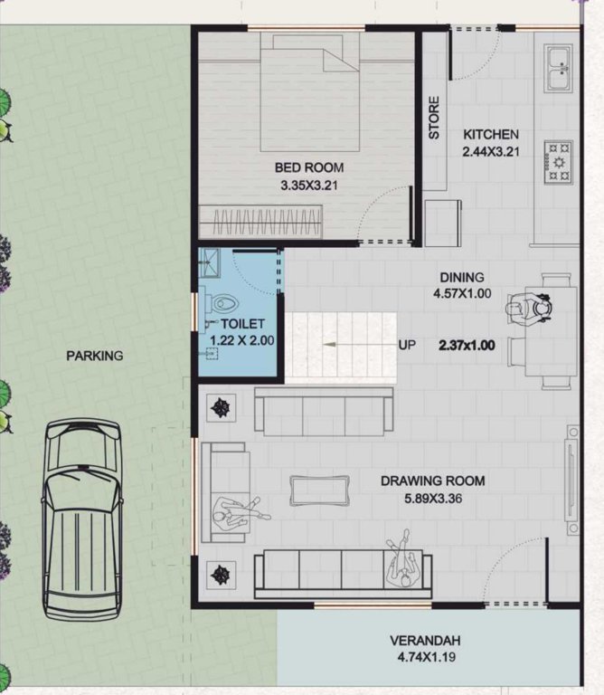  rose valley Floor Plan Ground Floor Plan
