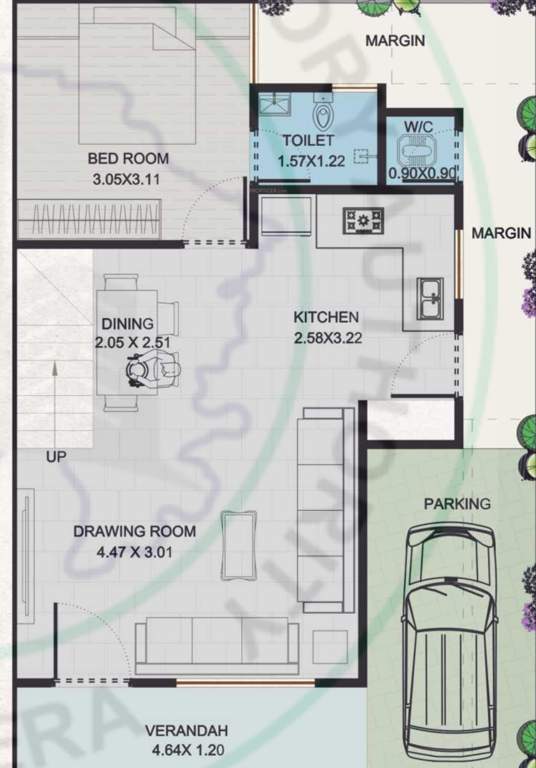 rose valley Floor Plan Ground Floor Plan