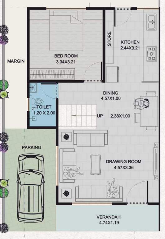  rose valley Floor Plan Ground Floor Plan