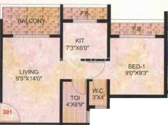 Devani Devani Nivas (1BHK+1T (605 sq ft) 605 sq ft)