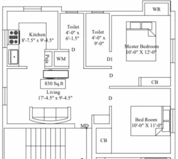  bhuvana-flats Floor Plan Floor Plan
