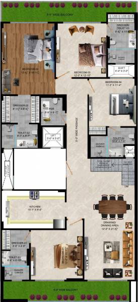  luxury-floors Floor Plan Floor Plan