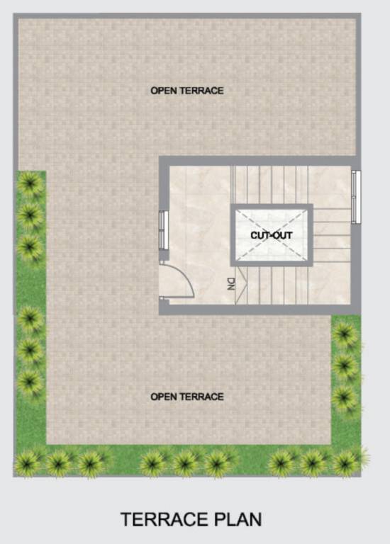  vaarahi praveens hynora Floor Plan Terrace Floor Plan