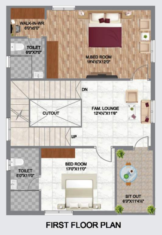  vaarahi praveens hynora Floor Plan First Floor Plan