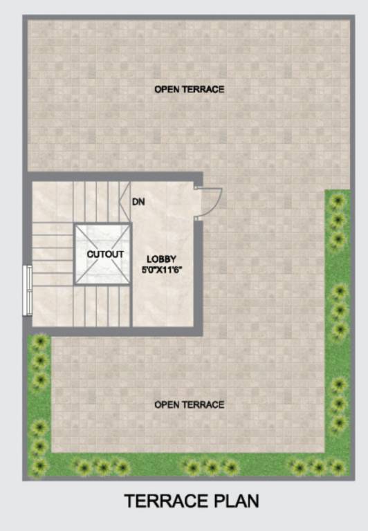  vaarahi praveens hynora Floor Plan Terrace Floor Plan