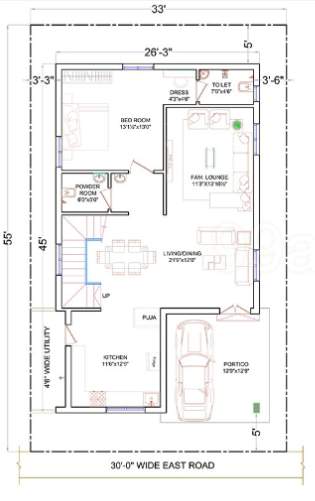  vaarahi praveens hynora Floor Plan Ground Floor Plan
