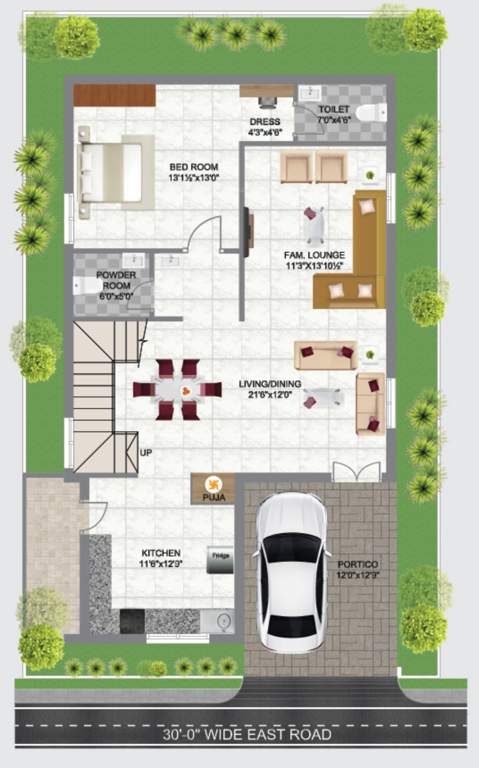  vaarahi praveens hynora Floor Plan Ground Floor Plan