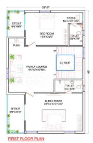 vaarahi praveens hynora Floor Plan First Floor Plan