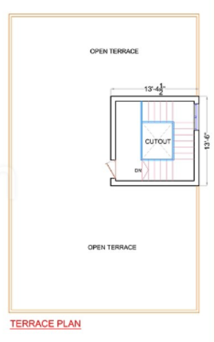  vaarahi praveens hynora Floor Plan Terrace Floor Plan