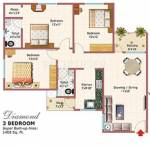 Chinarr Dream CT (3BHK+2T (1,400 sq ft) 1400 sq ft) Chinarr Dream CT (3BHK+2T (1,400 sq ft) 1400 sq ft)