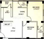 Keerthi Vinayaka And Sai Keerthi Residency (2BHK+2T (890 sq ft) 890 sq ft)