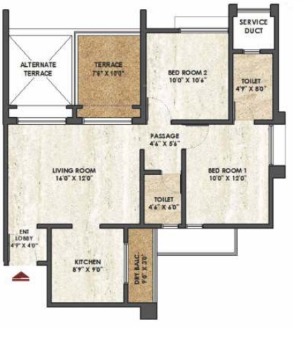  melange residences phase iii Floor Plan Floor Plan