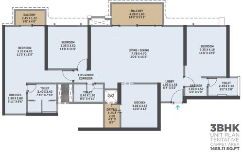  world-of-wow-hinjawadi-phase-1 Floor Plan Floor Plan