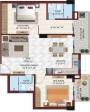  the-woods-kohinoor-jankipuram Floor Plan Floor Plan