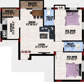  sunshine-flats Floor Plan Floor Plan
