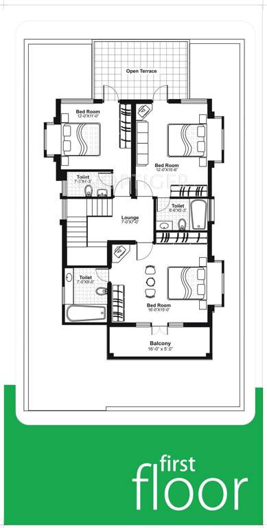 Shivam Builders Pvt Ltd Rajvi Emerald Floor Plan (5BHK+5T + Servant Room)