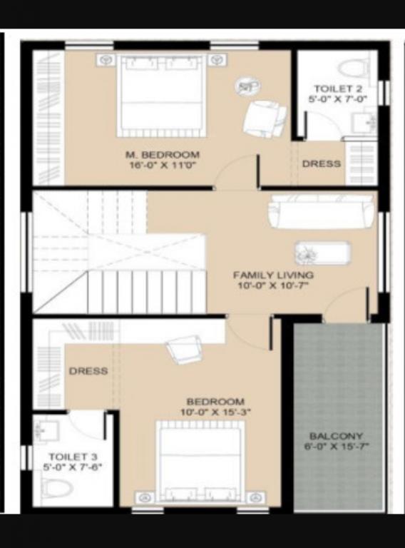  eco o2 zone villas Floor Plan First Floor Plan