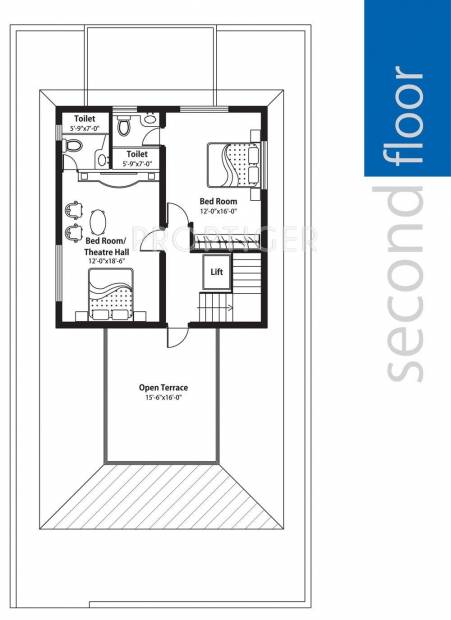 Shivam Builders Pvt Ltd Rajvi Sapphire Floor Plan (5BHK+5T + Servant Room)