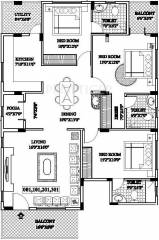 CMRS Ivory Residency (3BHK+3T (1,824 sq ft) Pooja Room 1824 sq ft) CMRS Ivory Residency (3BHK+3T (1,824 sq ft) Pooja Room 1824 sq ft)