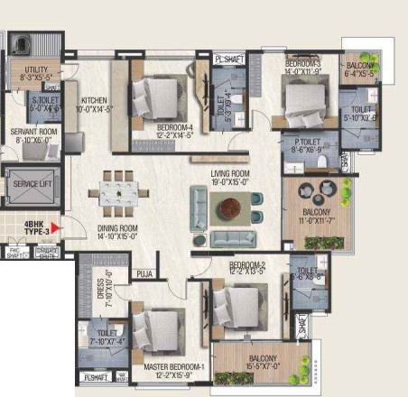  the residence Floor Plan Floor Plan