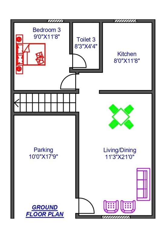  anugraha Floor Plan Ground Floor Plan