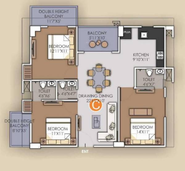  height Floor Plan Floor Plan