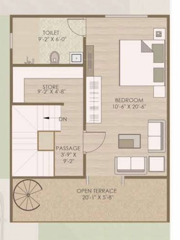 Second Floor Plan villa 126 Floor Plan Second Floor Plan