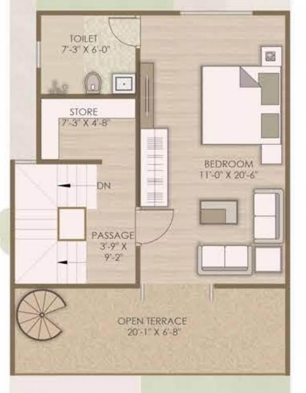 Second Floor Plan villa 126 Floor Plan Second Floor Plan