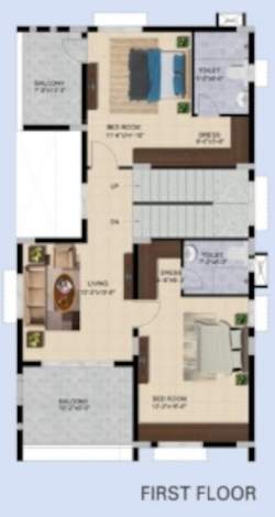  krystal villas Floor Plan First Floor Plan