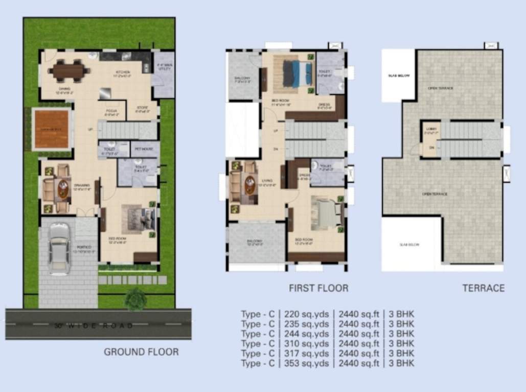  krystal villas Floor Plan Floor Plan