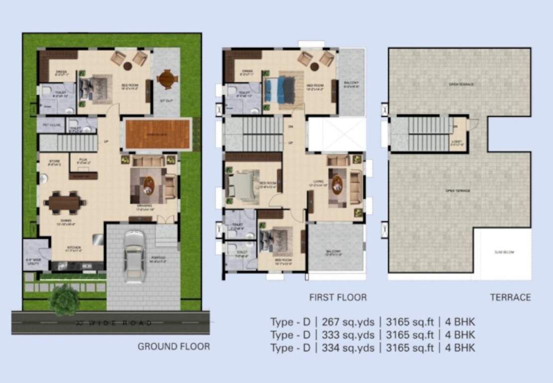  krystal villas Floor Plan Floor Plan