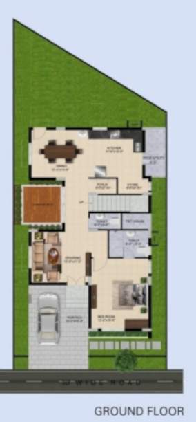  krystal villas Floor Plan Ground Floor Plan