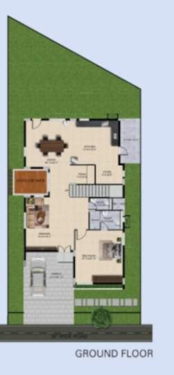  krystal villas Floor Plan Ground Floor Plan