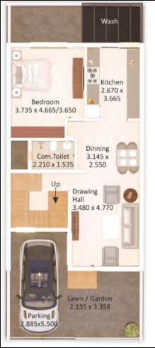  jagruti Floor Plan Ground Floor Plan