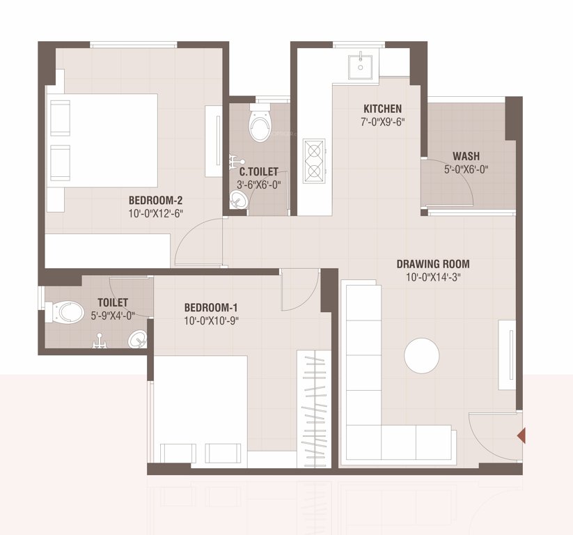  residency Floor Plan Floor Plan