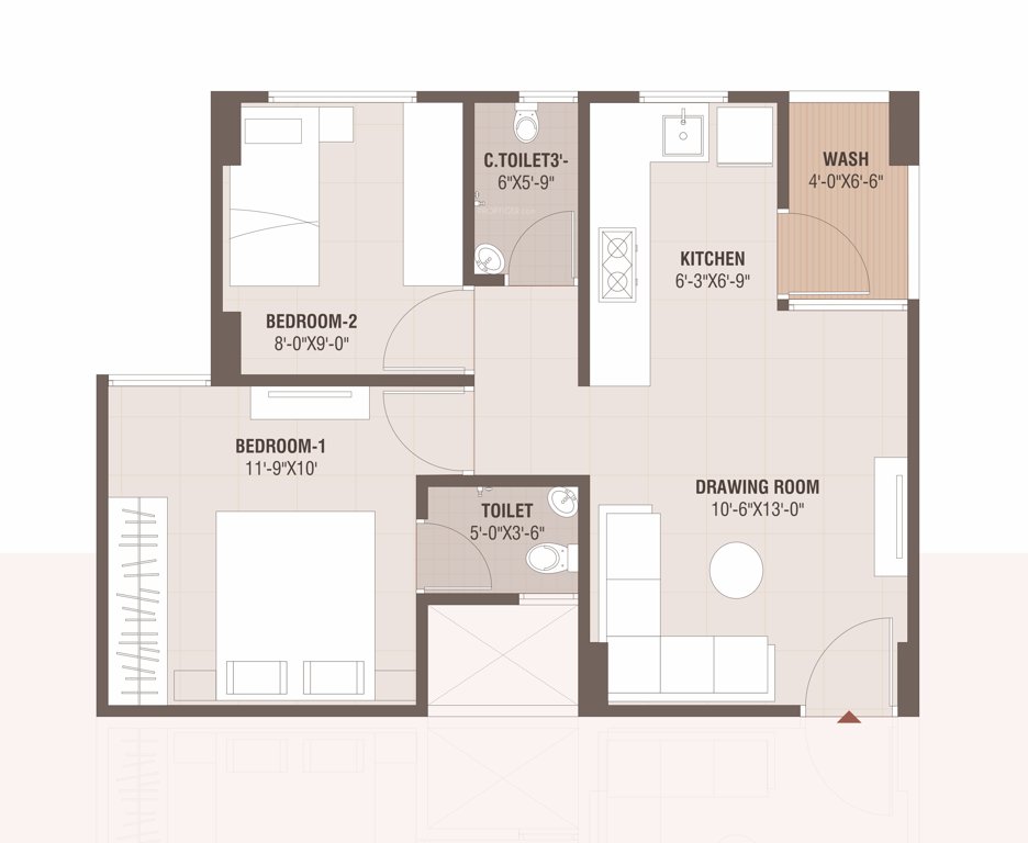  residency Floor Plan Floor Plan