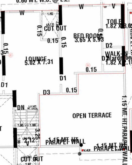 Upper Level Penthouse Plan krish skylar Floor Plan Upper Level Penthouse Plan