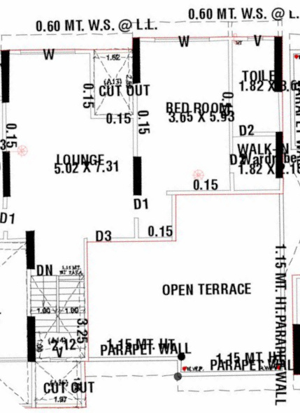 Upper Level Penthouse Plan krish skylar Floor Plan Upper Level Penthouse Plan