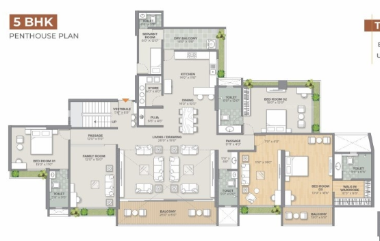  krish skylar Floor Plan Lower Level Duplex Plan